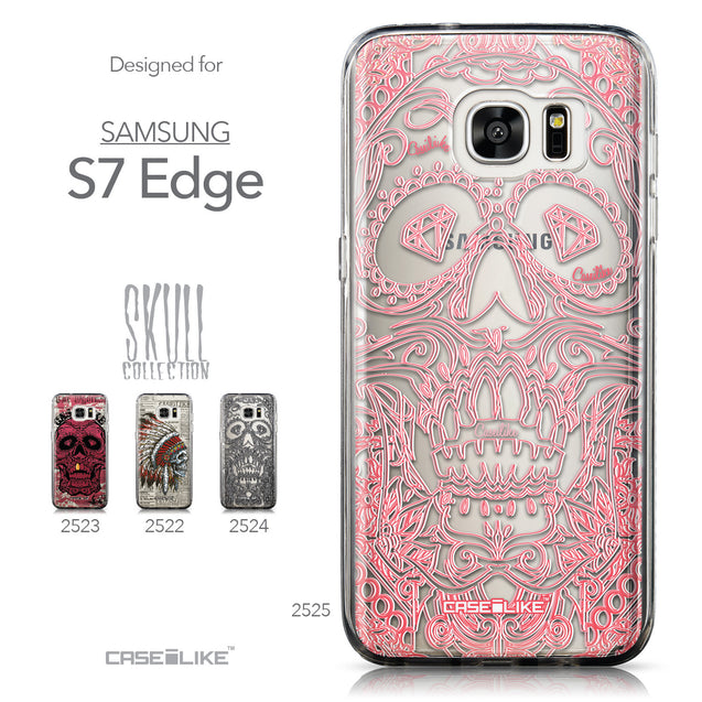 Collection - CASEiLIKE Samsung Galaxy S7 Edge back cover Art of Skull 2525
