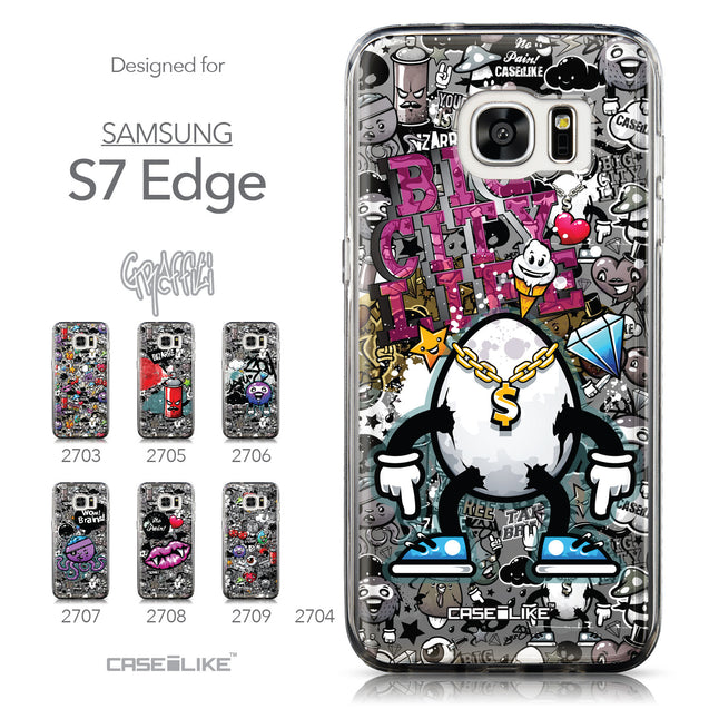 Collection - CASEiLIKE Samsung Galaxy S7 Edge back cover Graffiti 2704