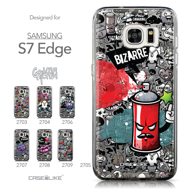 Collection - CASEiLIKE Samsung Galaxy S7 Edge back cover Graffiti 2705