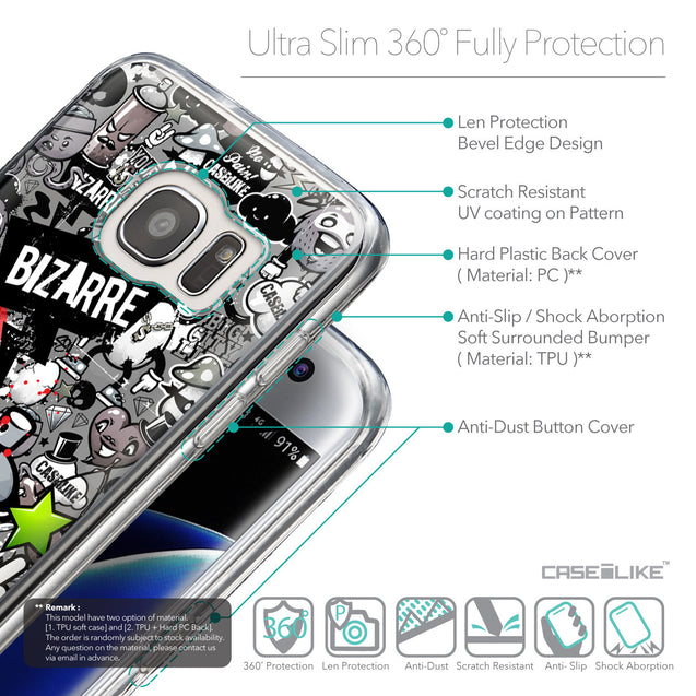 Details in English - CASEiLIKE Samsung Galaxy S7 Edge back cover Graffiti 2705