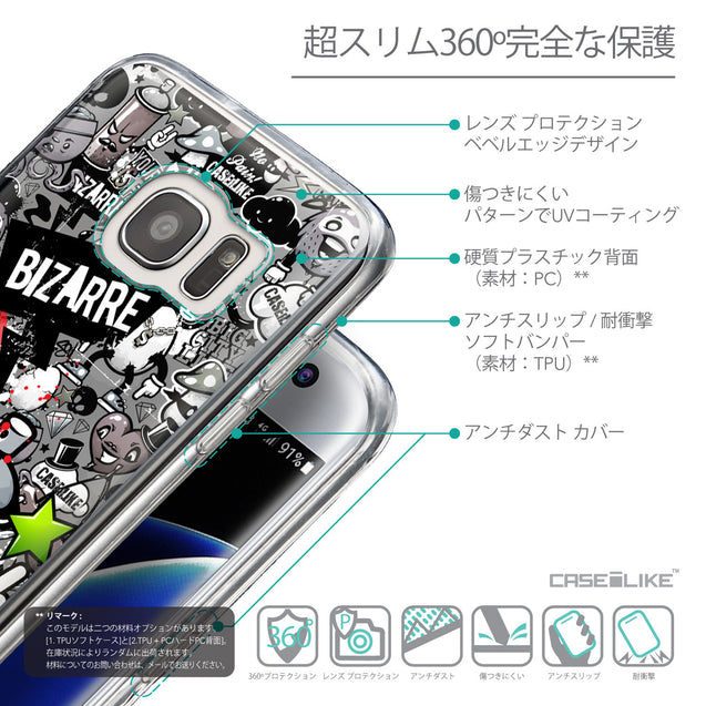 Details in Japanese - CASEiLIKE Samsung Galaxy S7 Edge back cover Graffiti 2705