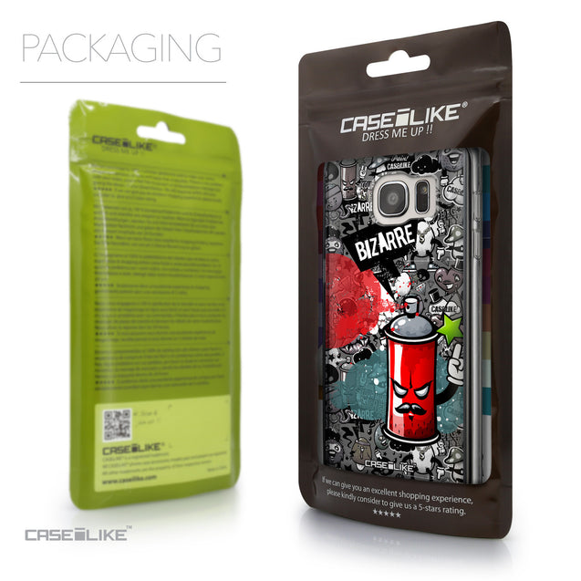Packaging - CASEiLIKE Samsung Galaxy S7 Edge back cover Graffiti 2705