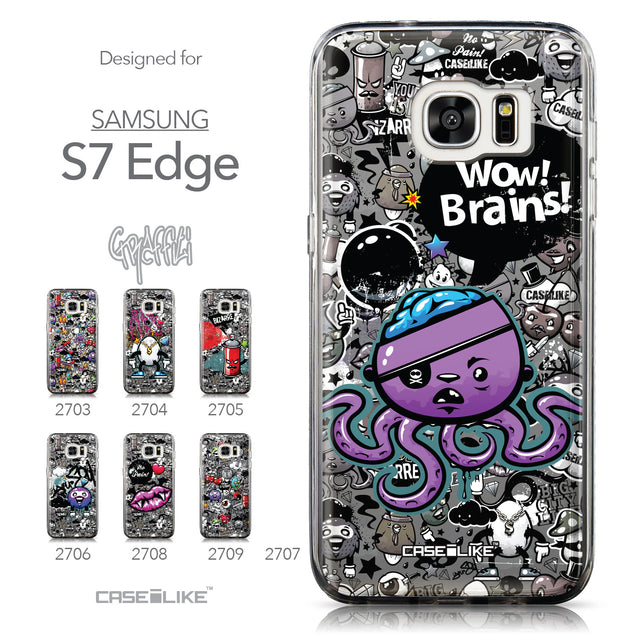 Collection - CASEiLIKE Samsung Galaxy S7 Edge back cover Graffiti 2707