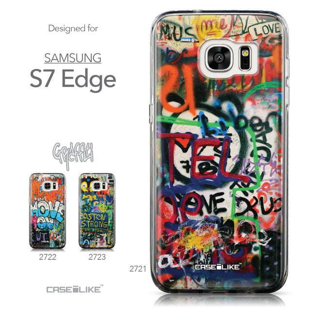Collection - CASEiLIKE Samsung Galaxy S7 Edge back cover Graffiti 2721