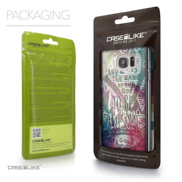 Packaging - CASEiLIKE Samsung Galaxy S7 Edge back cover Graffiti 2726