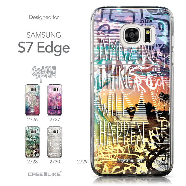 Collection - CASEiLIKE Samsung Galaxy S7 Edge back cover Graffiti 2729