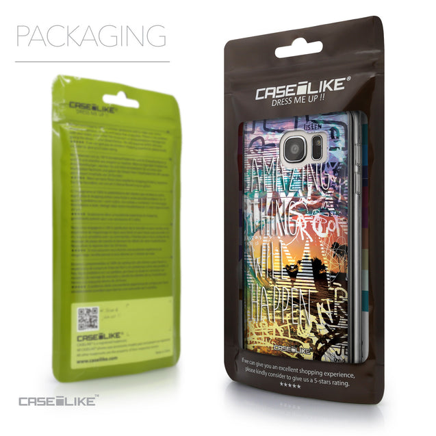 Packaging - CASEiLIKE Samsung Galaxy S7 Edge back cover Graffiti 2729