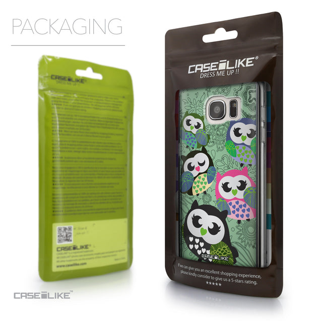 Packaging - CASEiLIKE Samsung Galaxy S7 Edge back cover Owl Graphic Design 3313