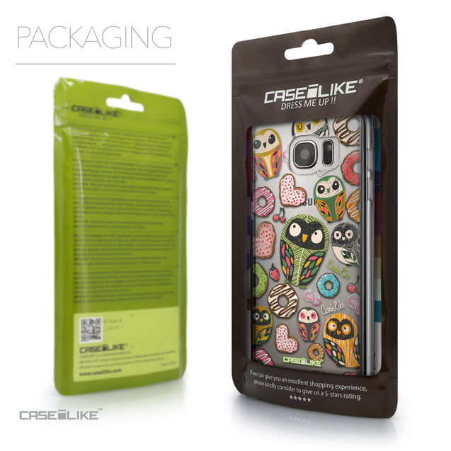 Packaging - CASEiLIKE Samsung Galaxy S7 Edge back cover Owl Graphic Design 3315