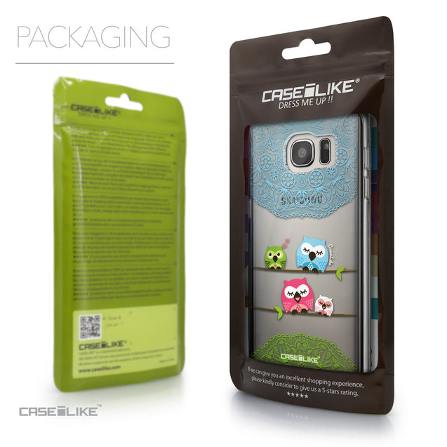Packaging - CASEiLIKE Samsung Galaxy S7 Edge back cover Owl Graphic Design 3318