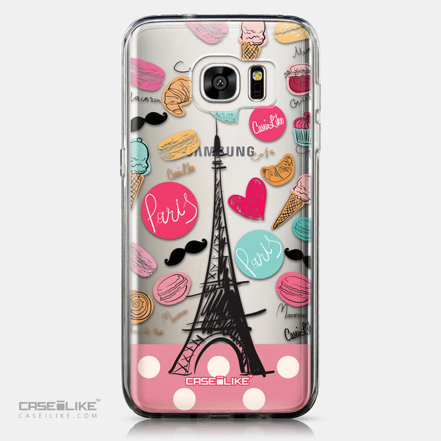 CASEiLIKE Samsung Galaxy S7 Edge back cover Paris Holiday 3904