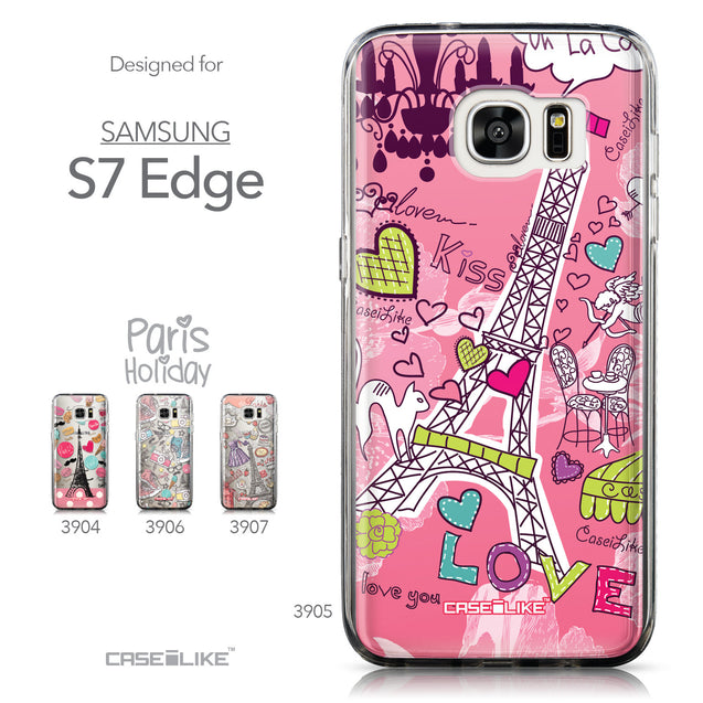 Collection - CASEiLIKE Samsung Galaxy S7 Edge back cover Paris Holiday 3905