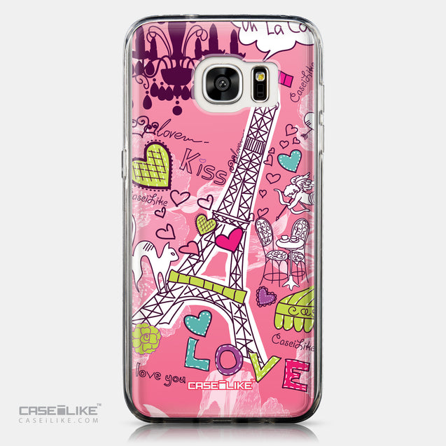 CASEiLIKE Samsung Galaxy S7 Edge back cover Paris Holiday 3905