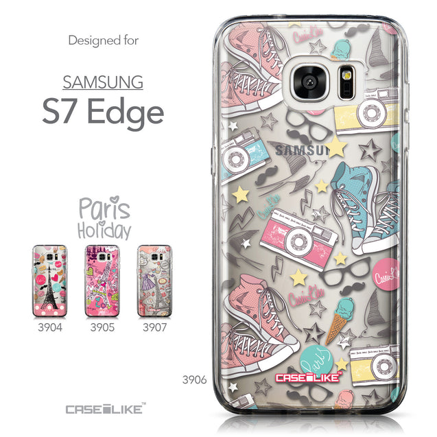 Collection - CASEiLIKE Samsung Galaxy S7 Edge back cover Paris Holiday 3906