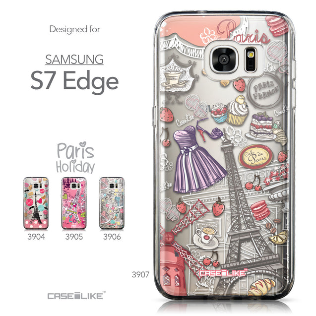Collection - CASEiLIKE Samsung Galaxy S7 Edge back cover Paris Holiday 3907