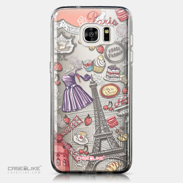 CASEiLIKE Samsung Galaxy S7 Edge back cover Paris Holiday 3907