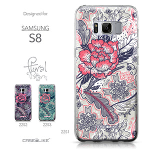 Samsung Galaxy S8 case Vintage Roses and Feathers Beige 2251 Collection | CASEiLIKE.com