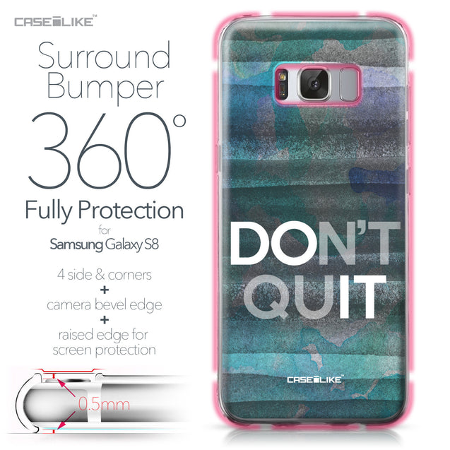 Samsung Galaxy S8 case Quote 2431 Bumper Case Protection | CASEiLIKE.com