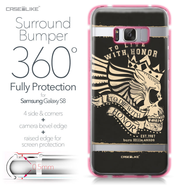 Samsung Galaxy S8 case Art of Skull 2529 Bumper Case Protection | CASEiLIKE.com