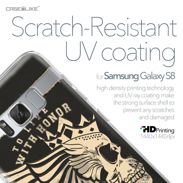 Samsung Galaxy S8 case Art of Skull 2529 with UV-Coating Scratch-Resistant Case | CASEiLIKE.com