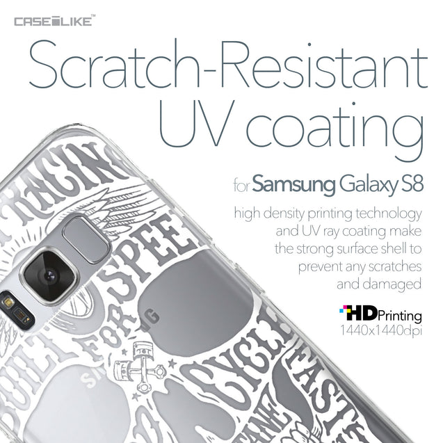 Samsung Galaxy S8 case Art of Skull 2530 with UV-Coating Scratch-Resistant Case | CASEiLIKE.com