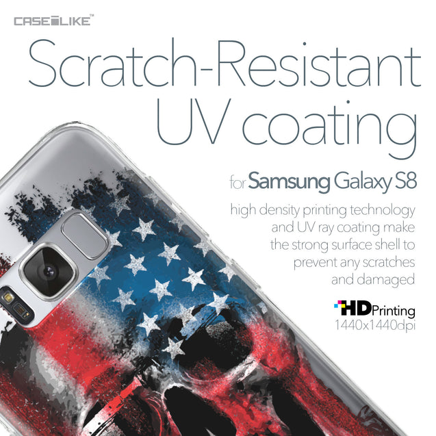 Samsung Galaxy S8 case Art of Skull 2532 with UV-Coating Scratch-Resistant Case | CASEiLIKE.com