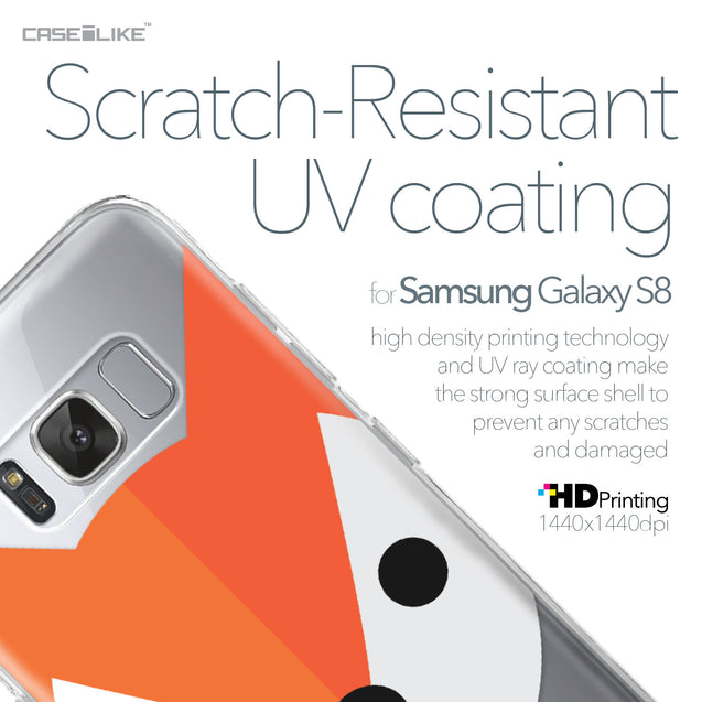 Samsung Galaxy S8 case Animal Cartoon 3637 with UV-Coating Scratch-Resistant Case | CASEiLIKE.com