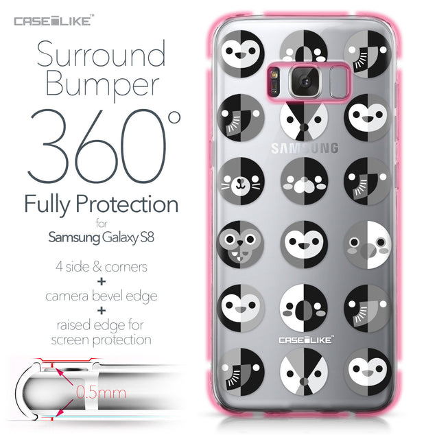 Samsung Galaxy S8 case Animal Cartoon 3639 Bumper Case Protection | CASEiLIKE.com