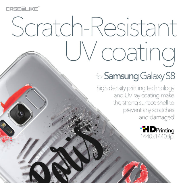 Samsung Galaxy S8 case Paris Holiday 3909 with UV-Coating Scratch-Resistant Case | CASEiLIKE.com
