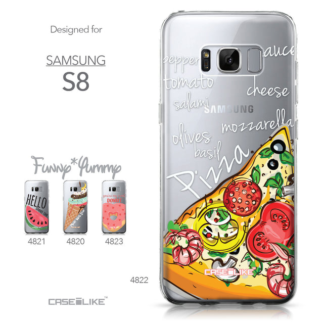 Samsung Galaxy S8 case Pizza 4822 Collection | CASEiLIKE.com