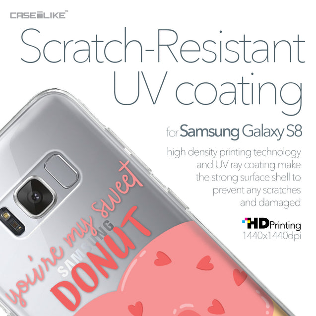 Samsung Galaxy S8 case Dounuts 4823 with UV-Coating Scratch-Resistant Case | CASEiLIKE.com