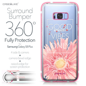 Samsung Galaxy S8 Plus case Gerbera 2258 Bumper Case Protection | CASEiLIKE.com