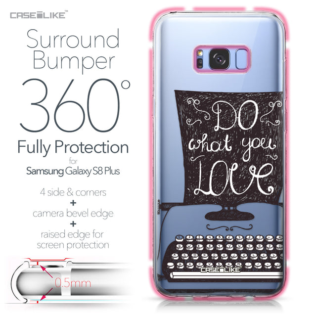 Samsung Galaxy S8 Plus case Quote 2400 Bumper Case Protection | CASEiLIKE.com