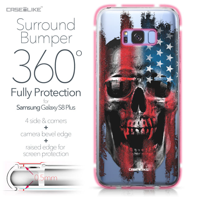 Samsung Galaxy S8 Plus case Art of Skull 2532 Bumper Case Protection | CASEiLIKE.com