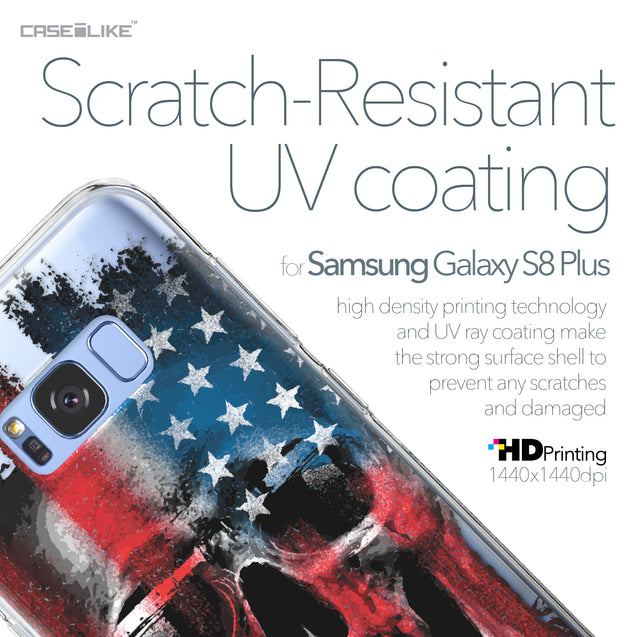 Samsung Galaxy S8 Plus case Art of Skull 2532 with UV-Coating Scratch-Resistant Case | CASEiLIKE.com