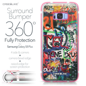 Samsung Galaxy S8 Plus case Graffiti 2721 Bumper Case Protection | CASEiLIKE.com