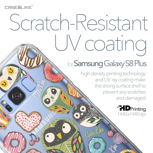 Samsung Galaxy S8 Plus case Owl Graphic Design 3315 with UV-Coating Scratch-Resistant Case | CASEiLIKE.com