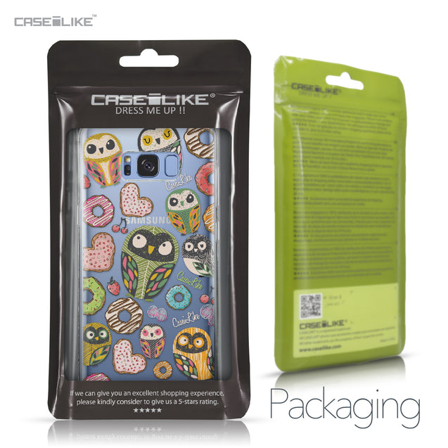 Samsung Galaxy S8 Plus case Owl Graphic Design 3315 Retail Packaging | CASEiLIKE.com