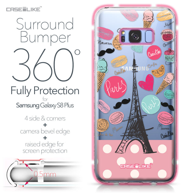 Samsung Galaxy S8 Plus case Paris Holiday 3904 Bumper Case Protection | CASEiLIKE.com