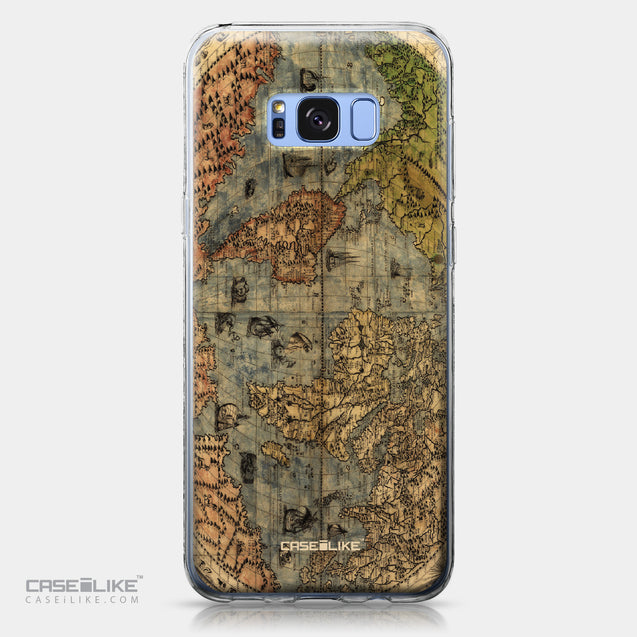 Samsung Galaxy S8 Plus case World Map Vintage 4608 | CASEiLIKE.com