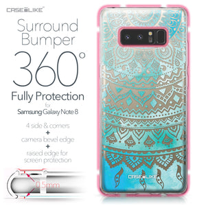 Samsung Galaxy Note 8 case Indian Line Art 2066 Bumper Case Protection | CASEiLIKE.com