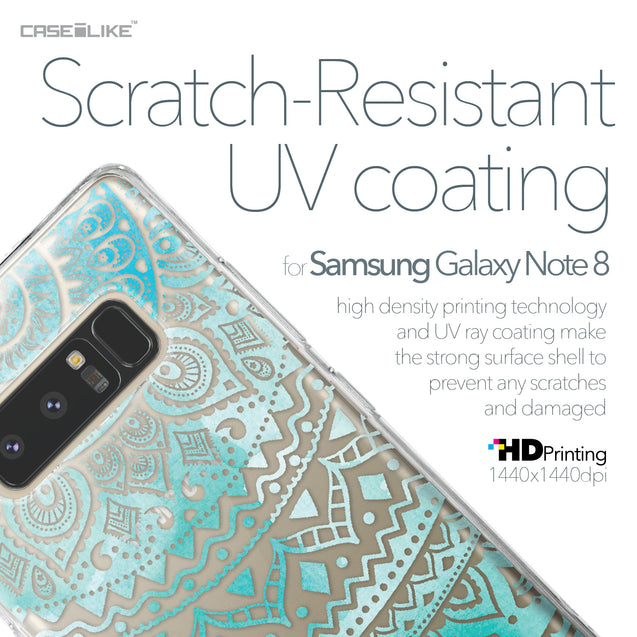 Samsung Galaxy Note 8 case Indian Line Art 2066 with UV-Coating Scratch-Resistant Case | CASEiLIKE.com