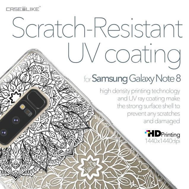 Samsung Galaxy Note 8 case Mandala Art 2093 with UV-Coating Scratch-Resistant Case | CASEiLIKE.com