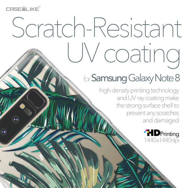 Samsung Galaxy Note 8 case Tropical Palm Tree 2238 with UV-Coating Scratch-Resistant Case | CASEiLIKE.com
