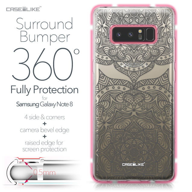 Samsung Galaxy Note 8 case Mandala Art 2304 Bumper Case Protection | CASEiLIKE.com