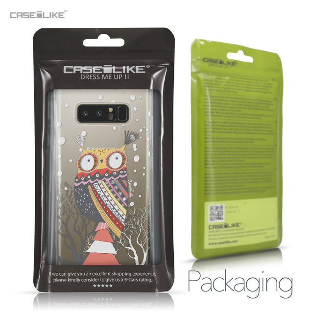 Samsung Galaxy Note 8 case Owl Graphic Design 3317 Retail Packaging | CASEiLIKE.com