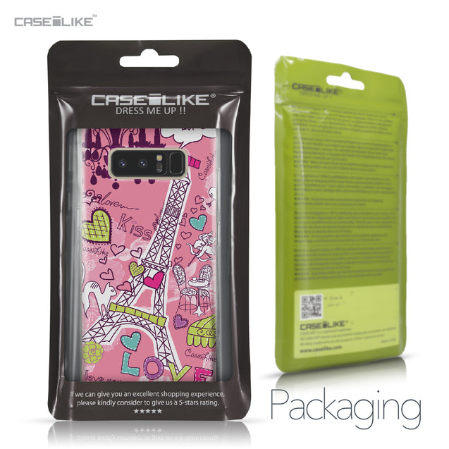 Samsung Galaxy Note 8 case Paris Holiday 3905 Retail Packaging | CASEiLIKE.com