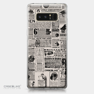 Samsung Galaxy Note 8 case Vintage Newspaper Advertising 4818 | CASEiLIKE.com
