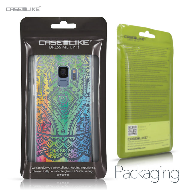 Samsung Galaxy S9 case Indian Line Art 2064 Retail Packaging | CASEiLIKE.com