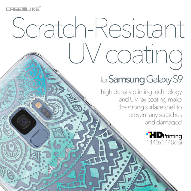 Samsung Galaxy S9 case Indian Line Art 2066 with UV-Coating Scratch-Resistant Case | CASEiLIKE.com
